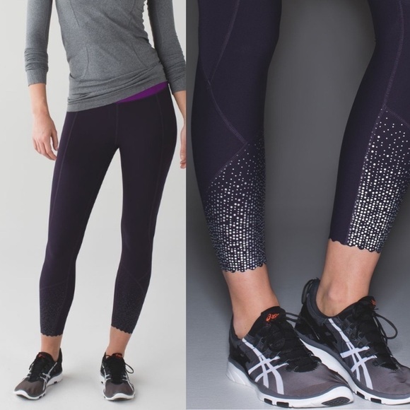 Lululemon Tight Stuff Tight * Reflective Black Grape / Tender Violet - Picture 1 of 14